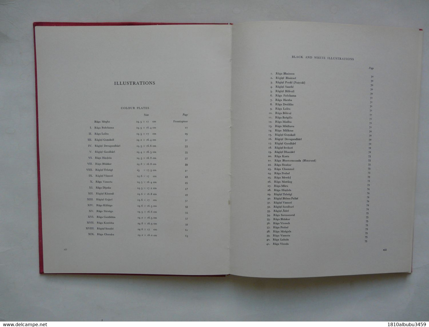 KANGRA RAGAMALA PAINTINGS - MONOGRAPHS ON KANGRA By Dr M. S. RANDHAWA : Colour Plates 20 - Monochrome Illustrations 79 - Kultur