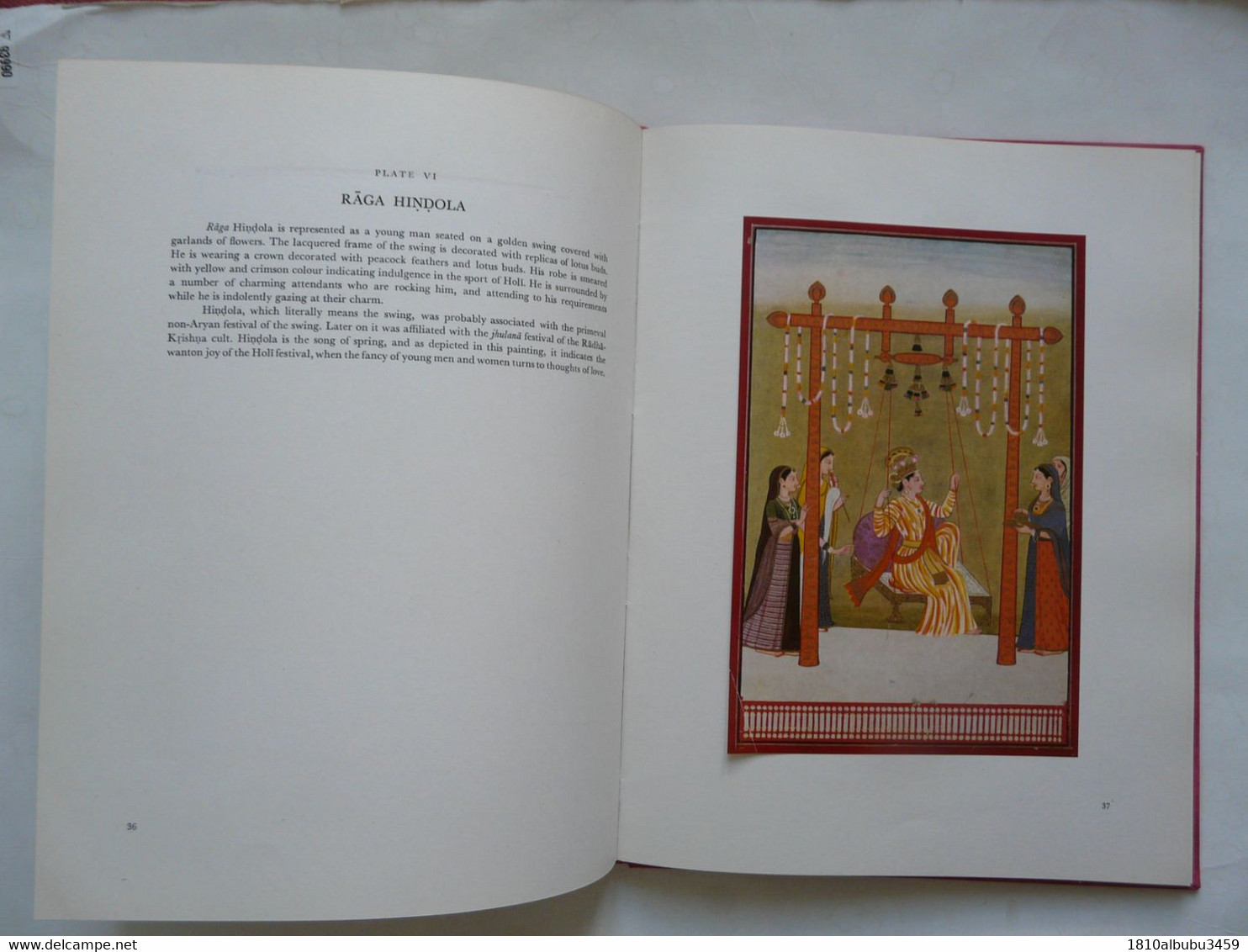 KANGRA RAGAMALA PAINTINGS - MONOGRAPHS ON KANGRA by Dr M. S. RANDHAWA : Colour Plates 20 - Monochrome Illustrations 79