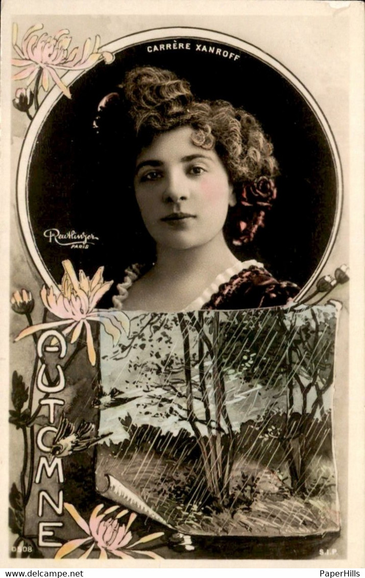 Fantasie - Vrouw - Carrere Xanroff - Autcmne - 1910 - Otros & Sin Clasificación