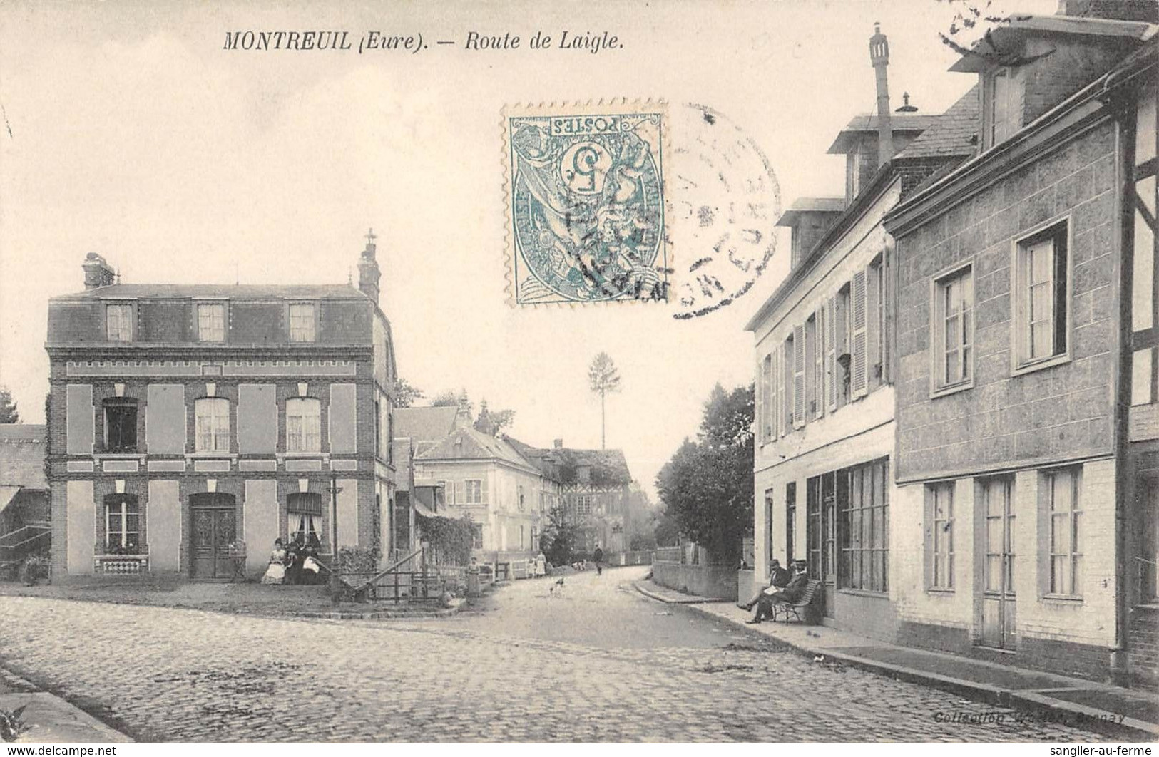 CPA 27 MONTREUIL ROUTE DE LAIGLE - Sonstige & Ohne Zuordnung