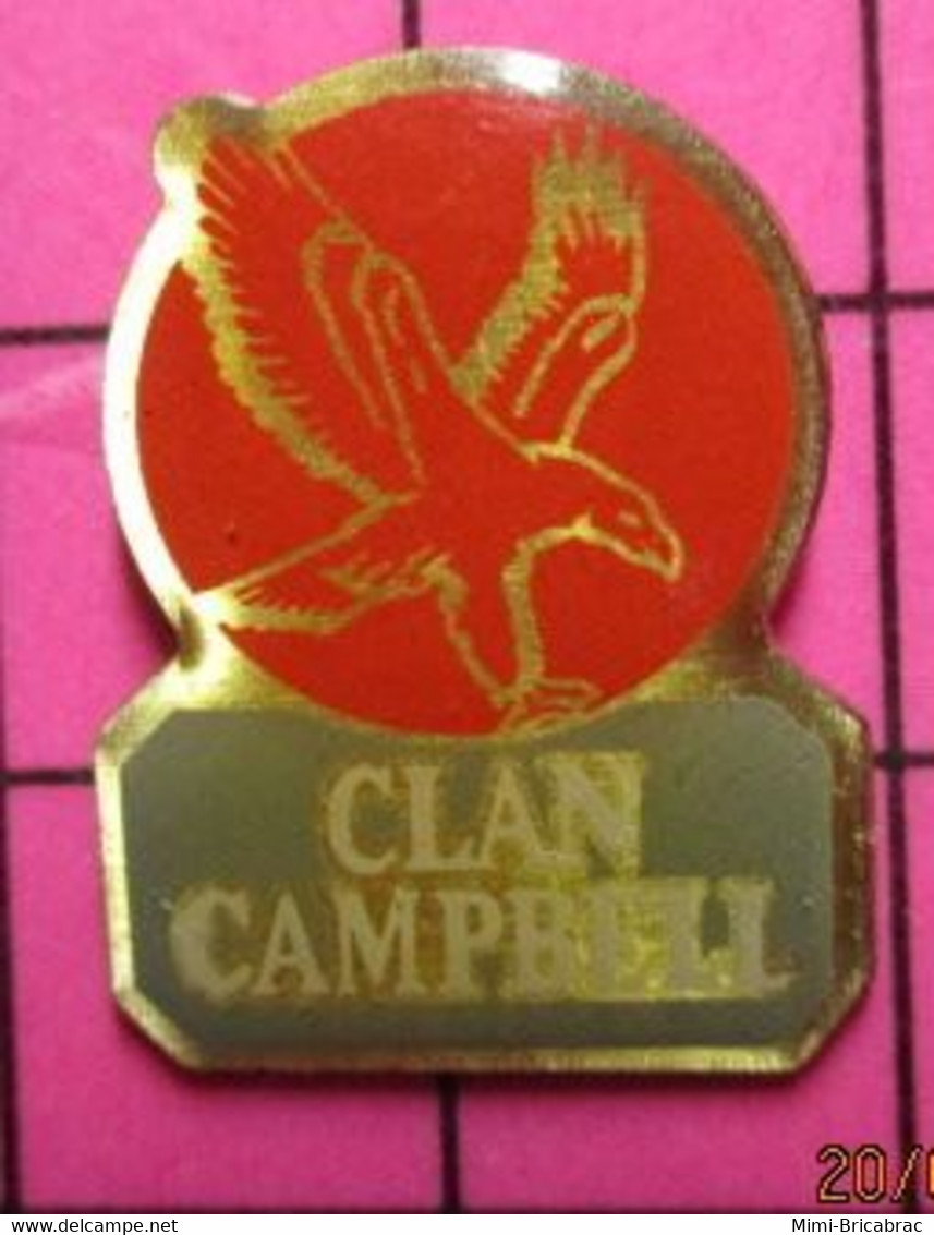 SP09 Pin's Pins / Beau Et Rare / THEME : BOISSONS / CLAN CAMPBELL OISEAU AIGLE - Boissons