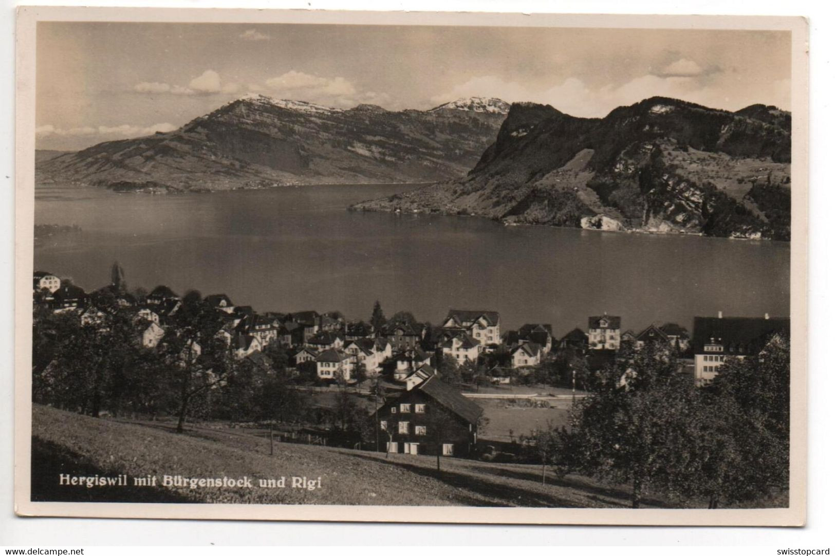 HERGISWIL Mit Bürgenstock Und Rigi - Hergiswil