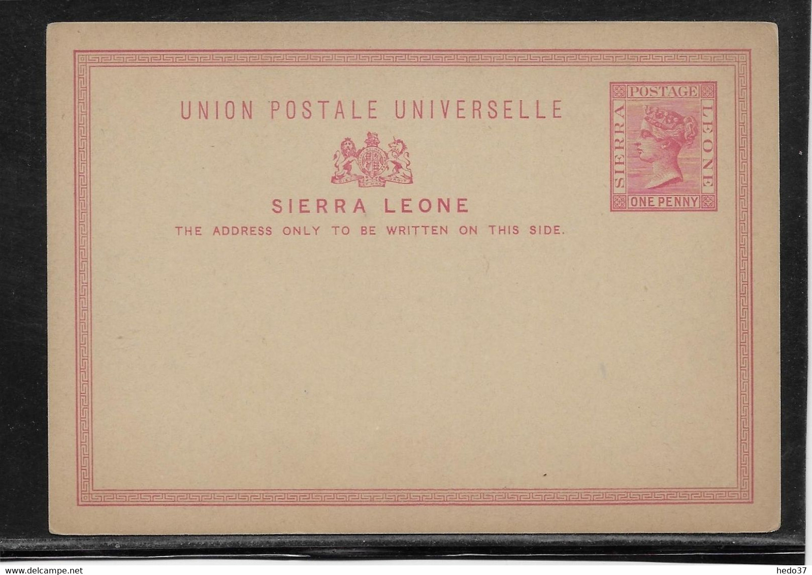 Sierra Léone - Entiers Postaux - Sierra Leone (...-1960)