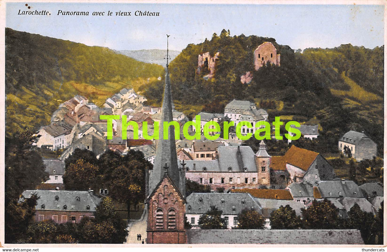 CPA LAROCHETTE PANORAMA AVEC LE VIEUX CHATEAU - Fels