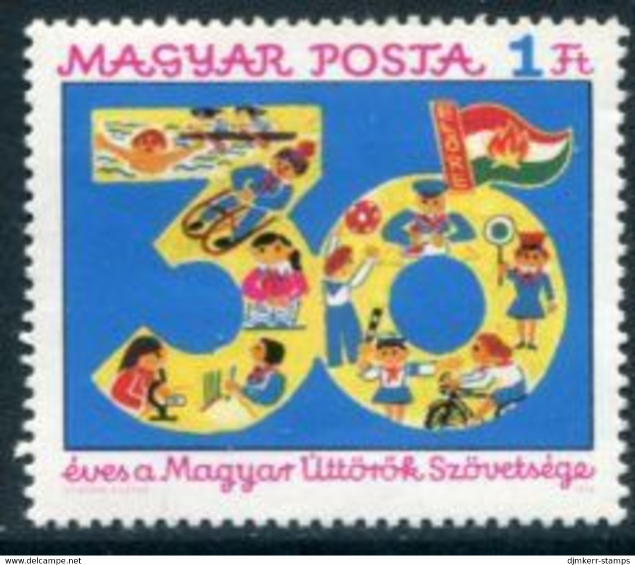 HUNGARY 1976 Pioneer Association MNH / **...  Michel 3123 - Ongebruikt