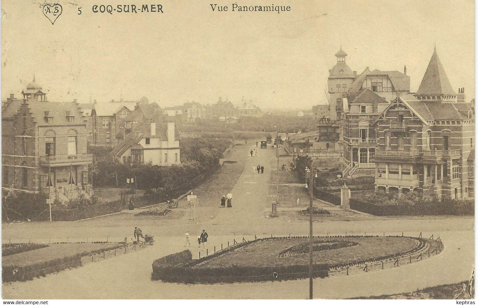 3 COQ-SUR-MER - DEN HAAN AAN ZEE : Vue Panoramique - Cachet De La Poste 1949 - De Haan