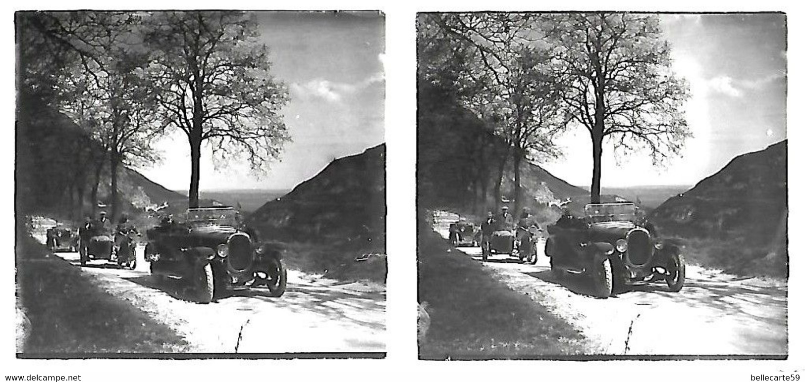 Plaque De Verre - Voiture Et Moto Ancienne - Diapositivas De Vidrio