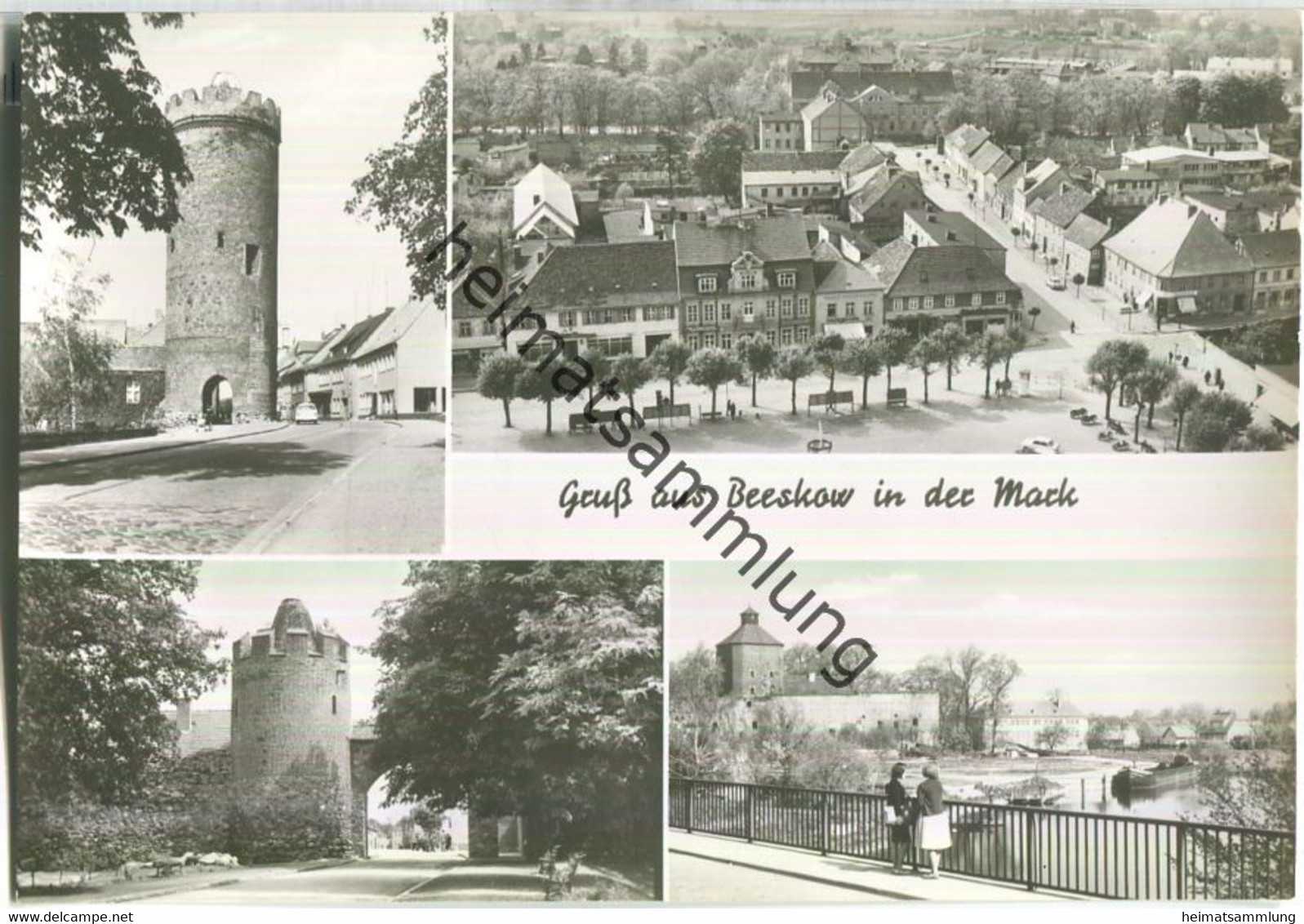 Beeskow - Münzturm - Luckauer Tor - Verlag Bild Und Heimat Reichenbach - Beeskow