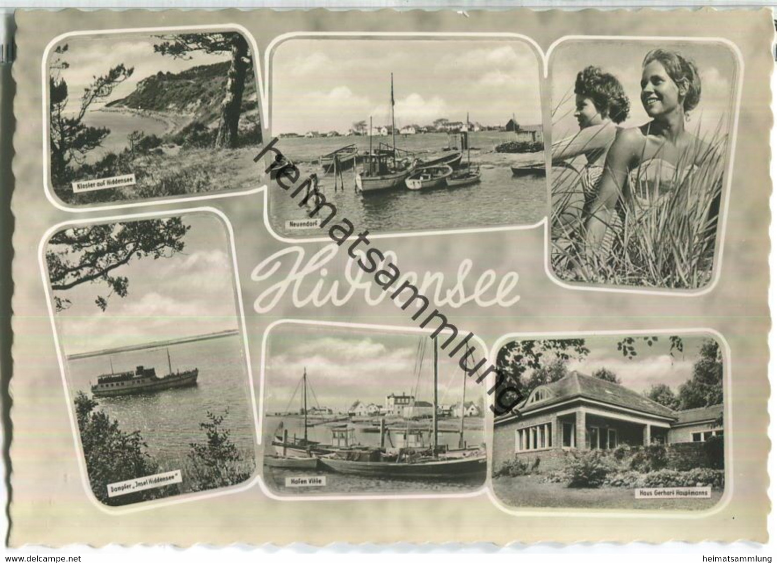 Hiddensee - Verlag Konsum Foku Magdeburg 60er Jahre - Hiddensee