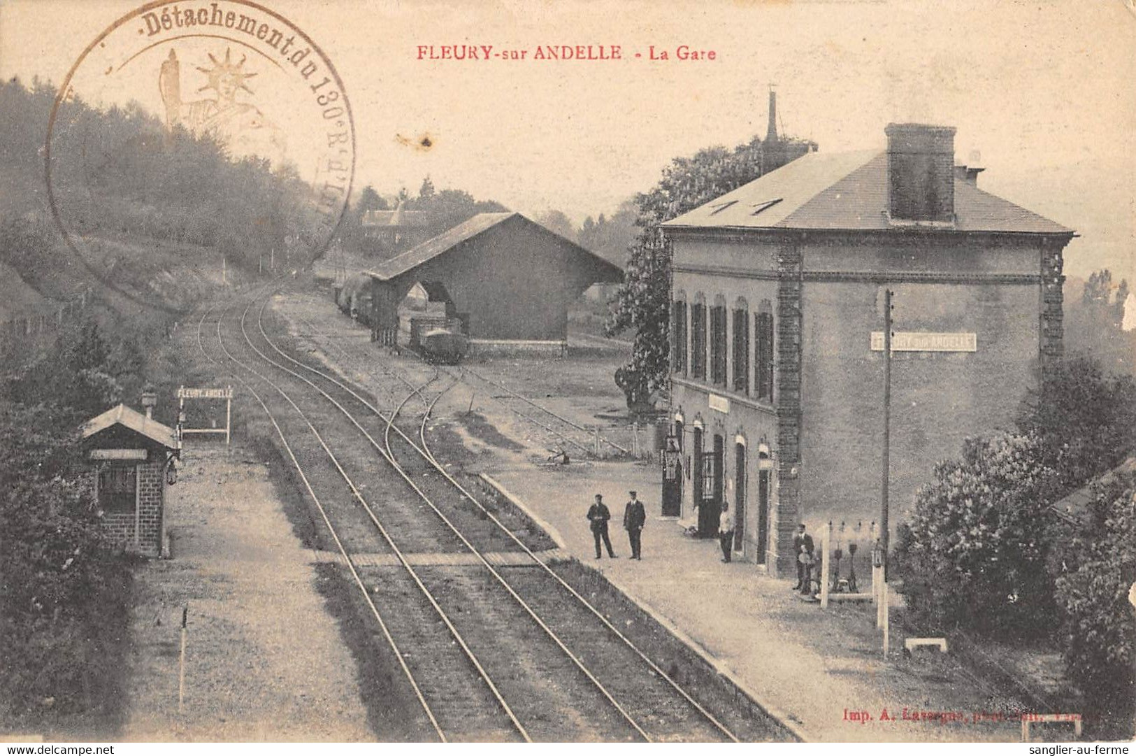 CPA 27 FLEURY SUR ANDELLE LA GARE - Other & Unclassified