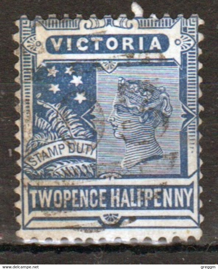 Australia 1890 Queen Victoria 2½d Stamp Duty Revenue Fiscally Cancelled In Good Condition. - Fiscali