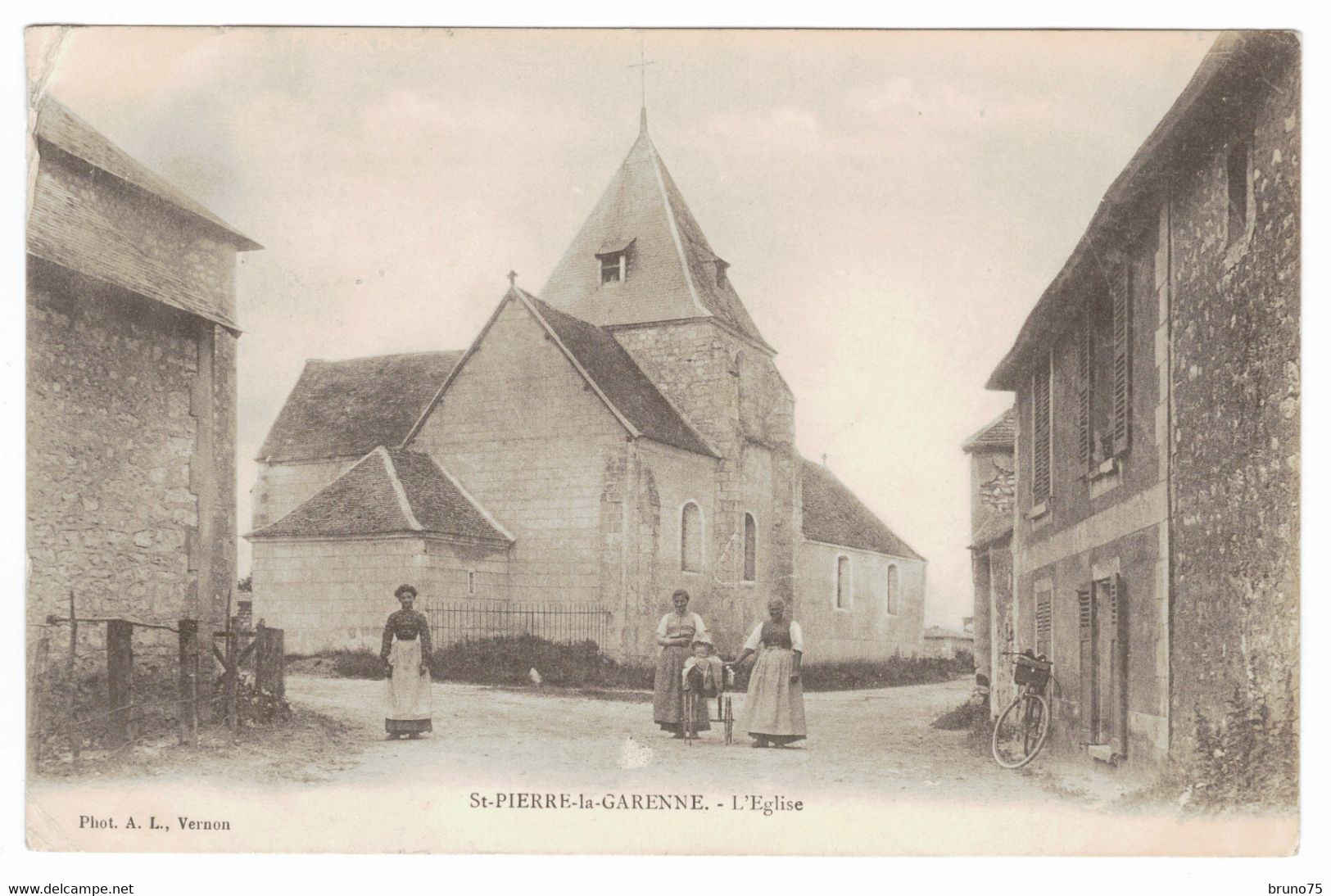 27 - SAINT-PIERRE-LA-GARENNE - L'Eglise - 1905 - Otros & Sin Clasificación