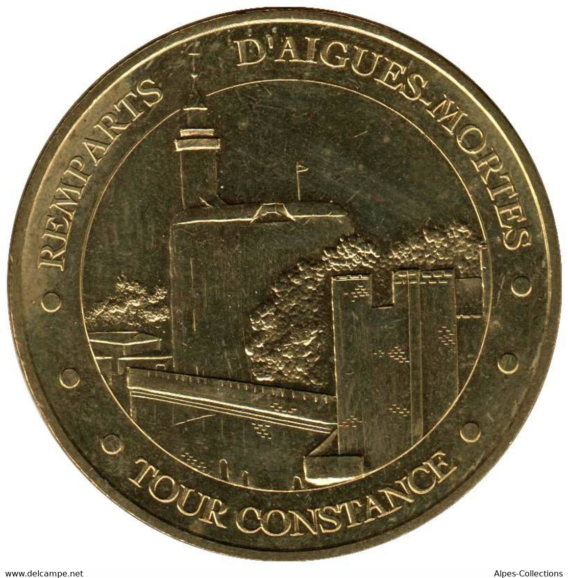 30-0460 - JETON TOURISTIQUE MDP - Remparts D'Aigues-Mortes - 2015.5 - 2015