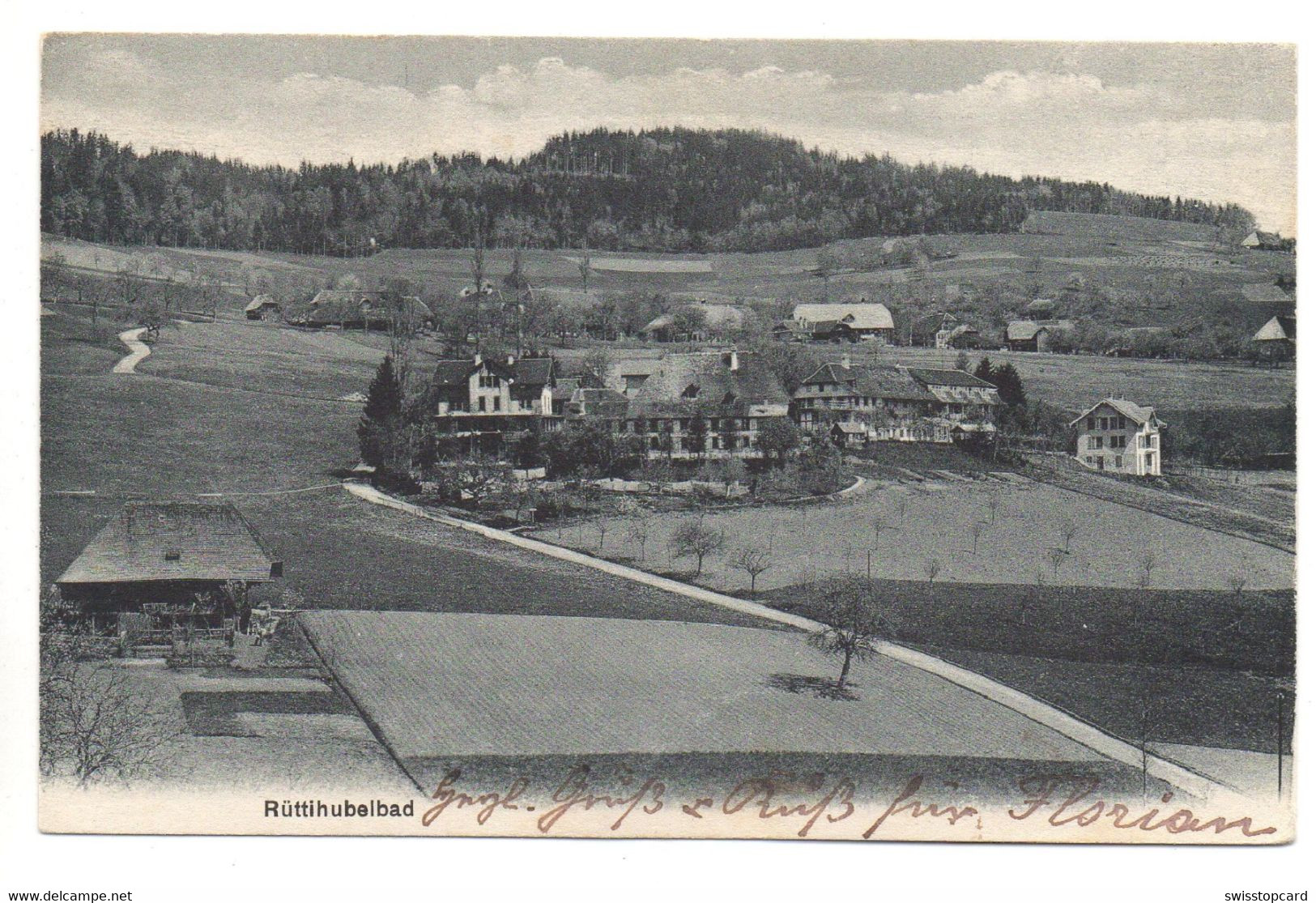 LANGNAU ENGGISTEIN I.E. Rüttihubelbad Gel. 1909 V. Enggistein N. Neuchâtel - Langnau Im Emmental