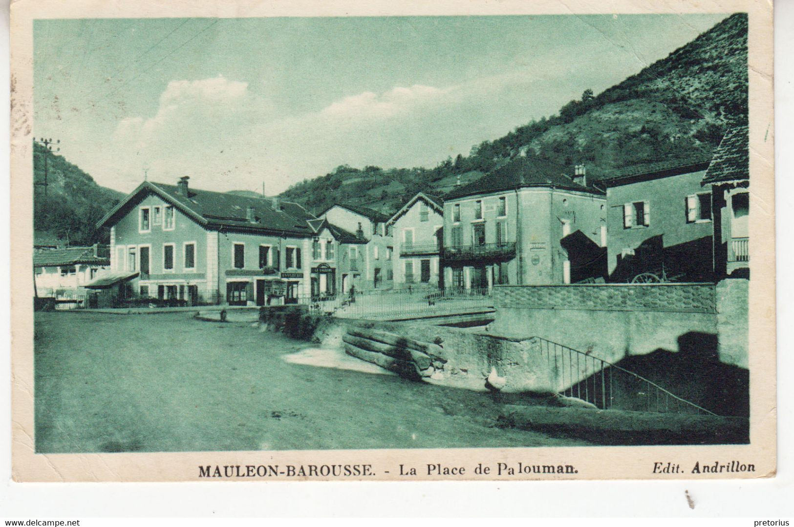 DEPT 65 / MAULEON BAROUSSE - LA PLACE DE PALOUMAN - Mauleon Barousse