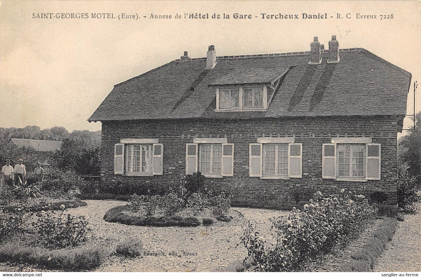 CPA 27 SAINT GEORGES MOTEL ANNEXE DE L'HOTEL DE LA GARE TORCHEUX DANIEL - Other & Unclassified