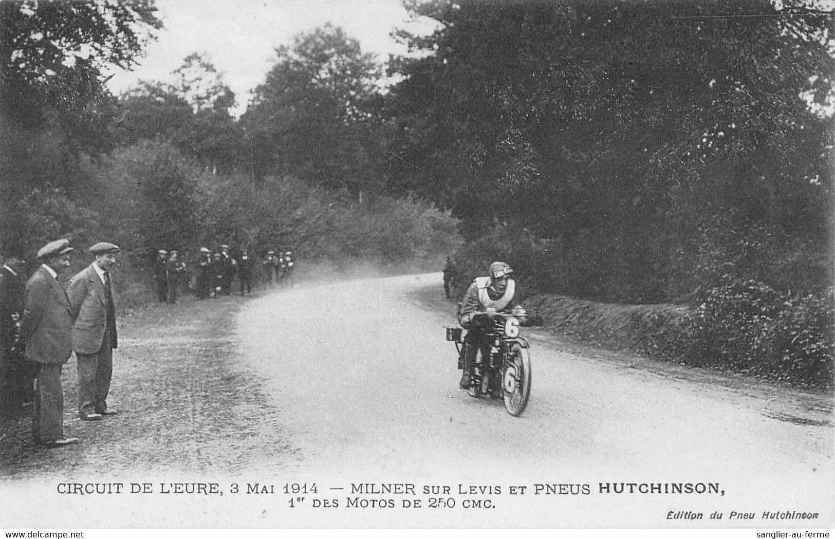 CPA 27 CIRCUIT DE L'EURE 1914 MILNER SUR LEVIS 1ER DES MOTOS DE 250CMc - Other & Unclassified