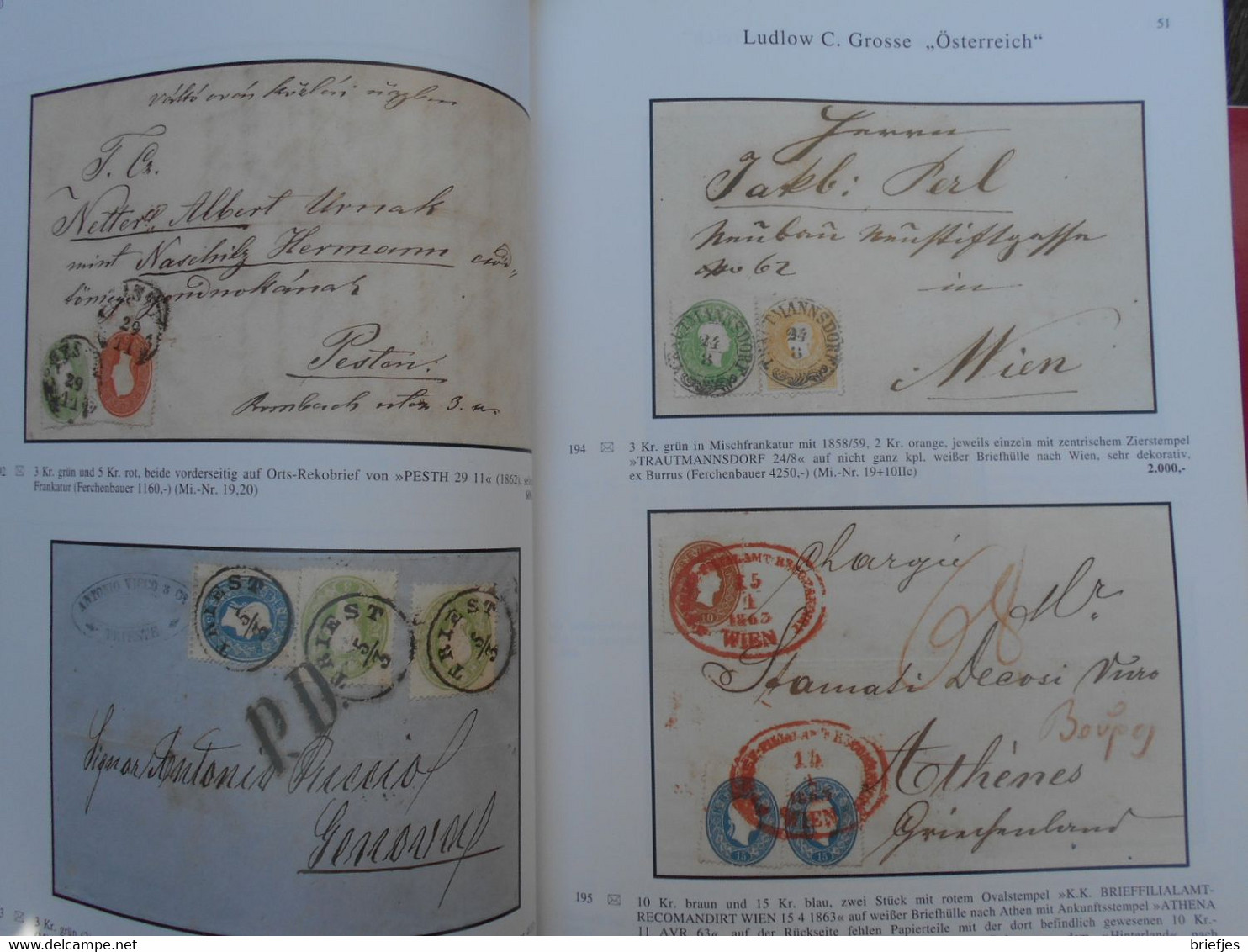 The Ludlow C. Grosse collection, largest Specialized collection ever,  Auction catalogue (119)