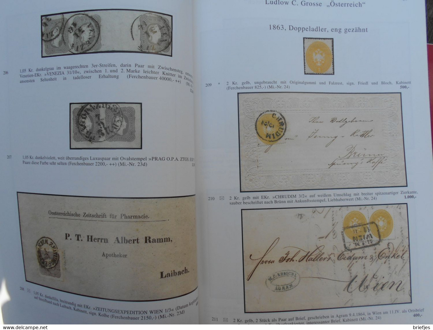 The Ludlow C. Grosse collection, largest Specialized collection ever,  Auction catalogue (119)