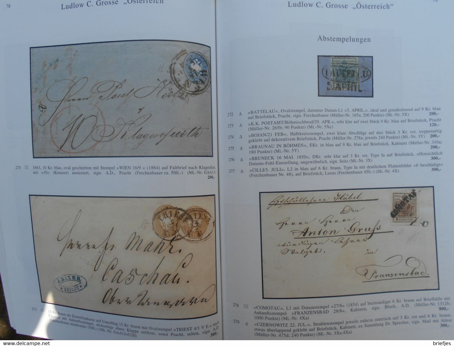 The Ludlow C. Grosse collection, largest Specialized collection ever,  Auction catalogue (119)