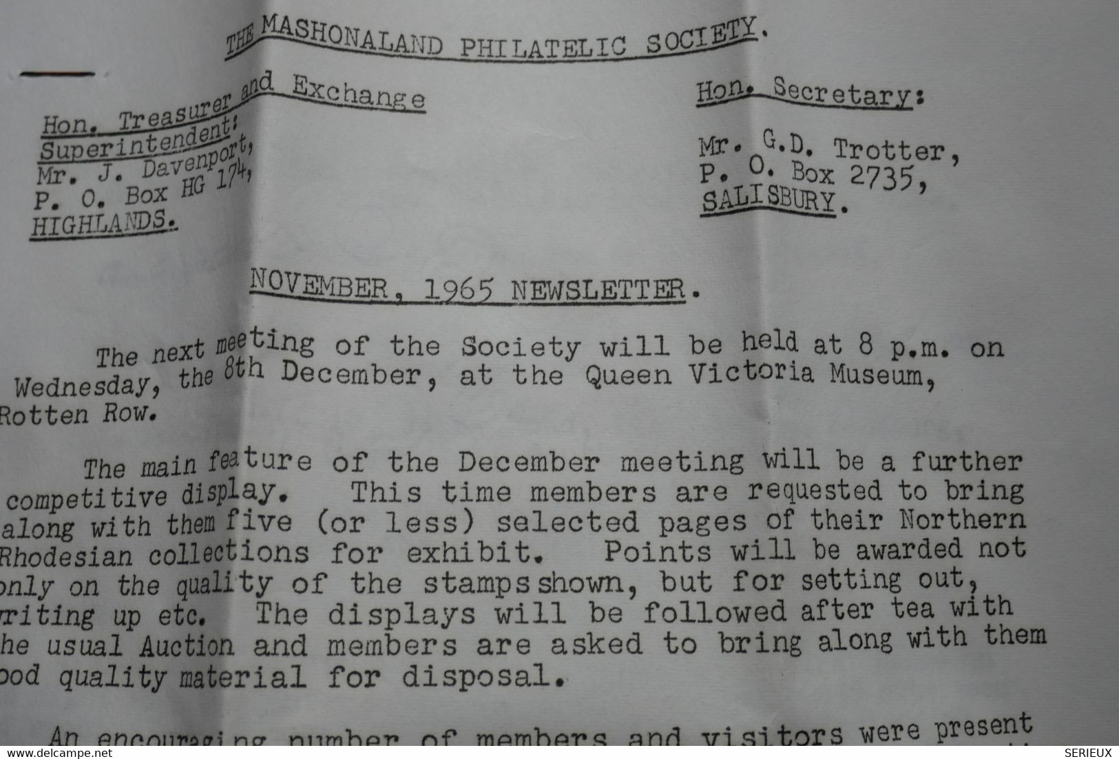 D35 RHODESIE SUD BELLE  LETTRE  1965  SALISBURY + CORRESPONDANCE   + AFFRANCHISSEMENT PLAISANT - Southern Rhodesia (...-1964)