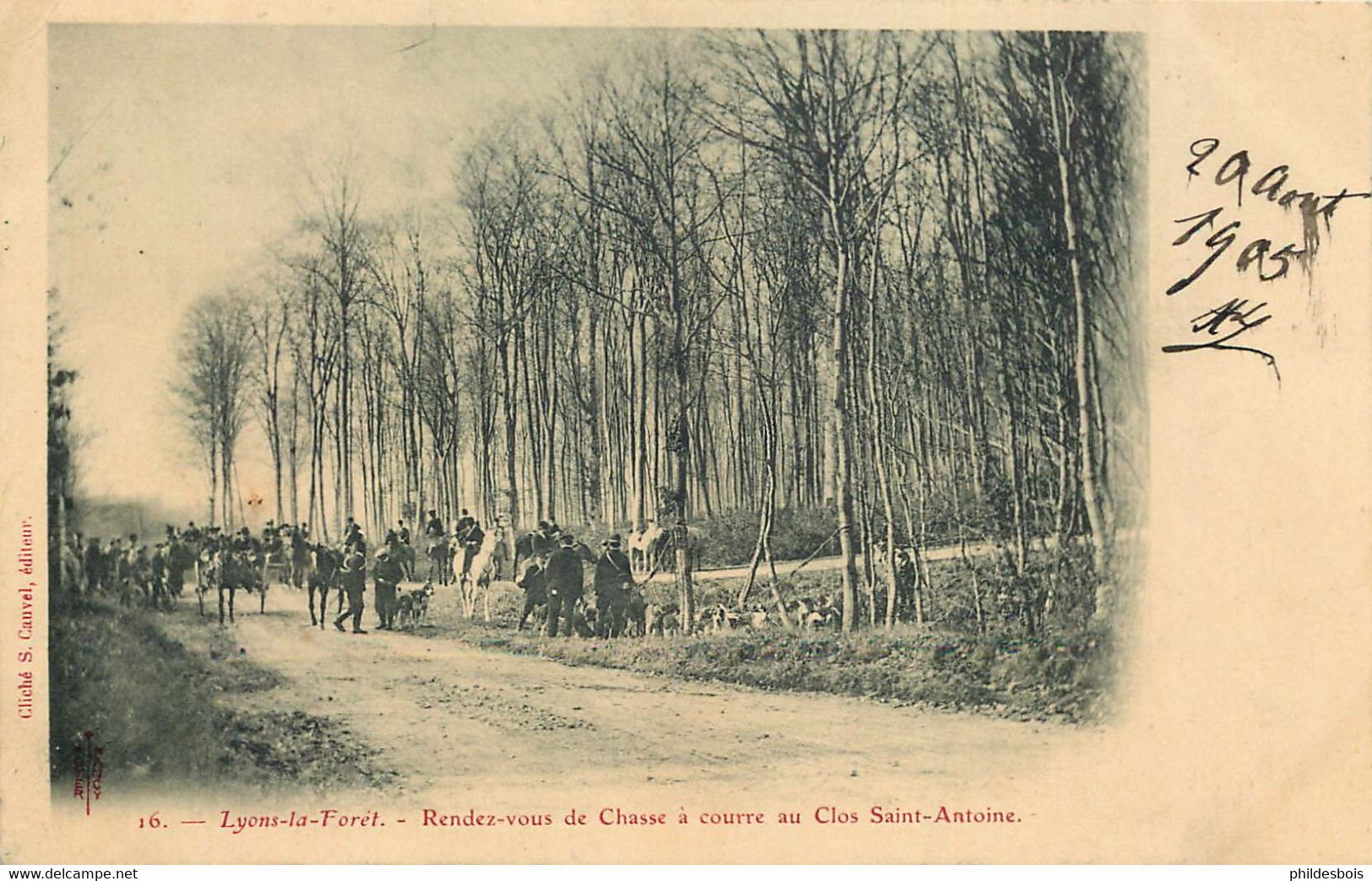 EURE  LYONS LA FORET  Rendez Vous De Chasse A Courre Au Clos St Antoine - Lyons-la-Forêt