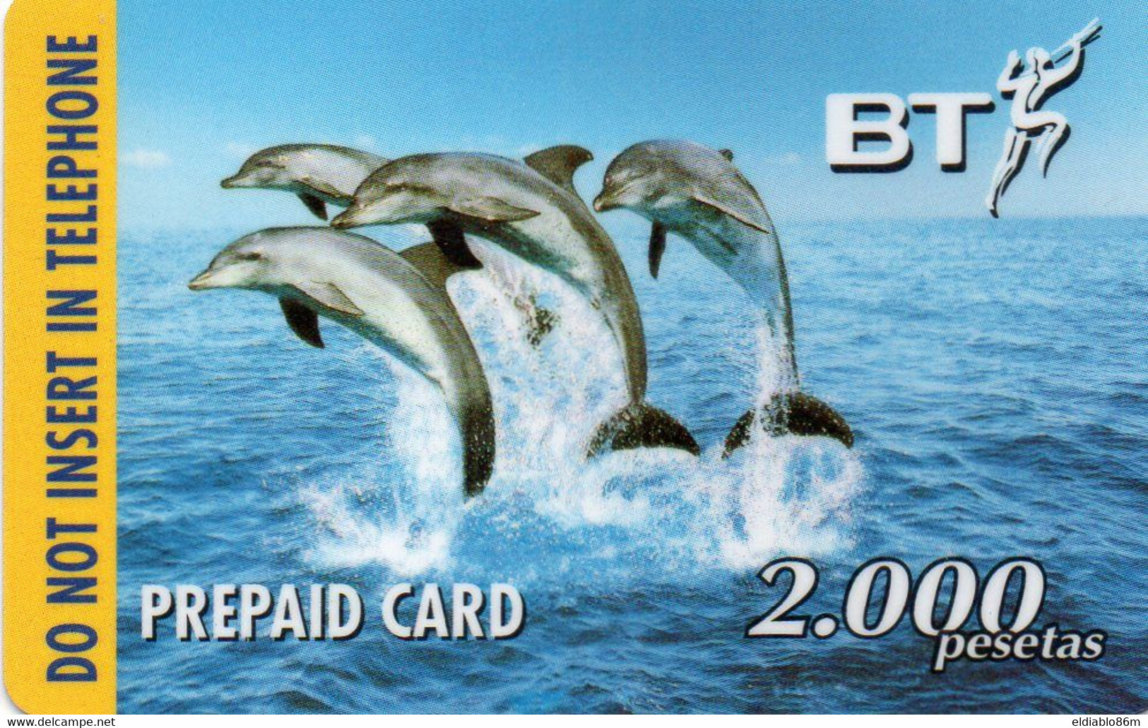 UNITED KINGDOM - PREPAID BT - ANIMALS DOLPHIN - BT Global Cards (Prepagadas)