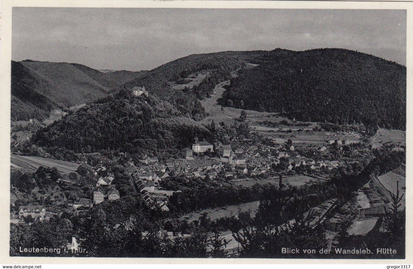 6236) LEUTENBERG I. Thür. - Blick Von Der WANDSLEB. HÜTTE - Alt !! 03.12.1938 !! - Leutenberg