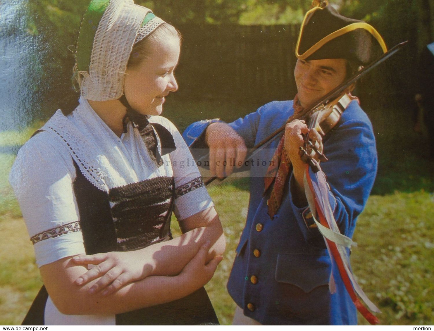 D180605 Spreewald - Blota - Schleife Slepo - Borkowy Burg  Costumes Floklore Trachten      Lot Of 5 Postcards - Burg (Spreewald)