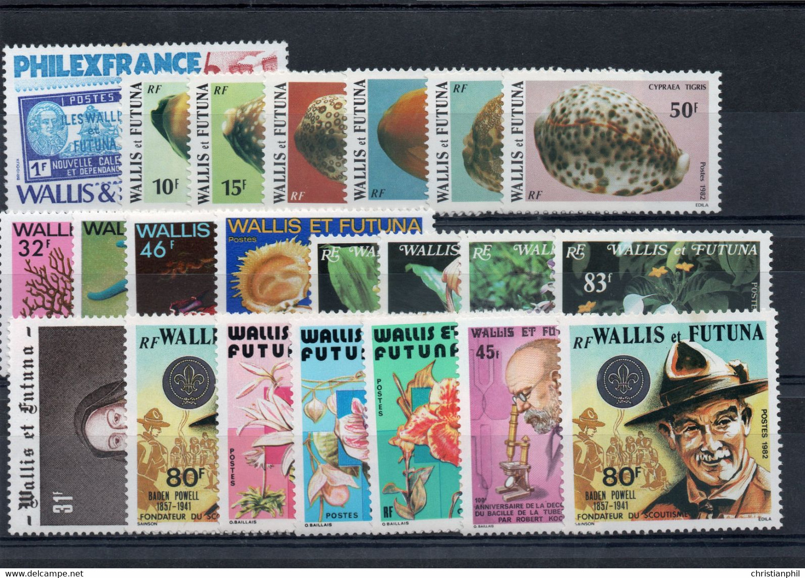 TIMBRE WALLIS&FUTUNA. ANNEE 1982 NEUF ** Et (*) - Unused Stamps