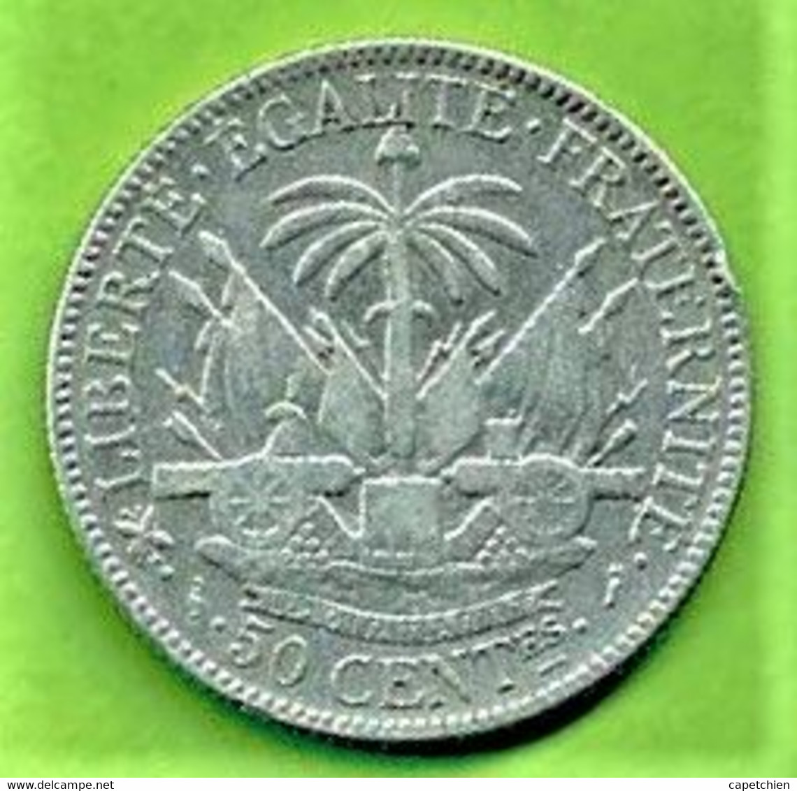 HAÏTI / 50 CENTS / 1882 / ARGENT / TTB + - Haiti