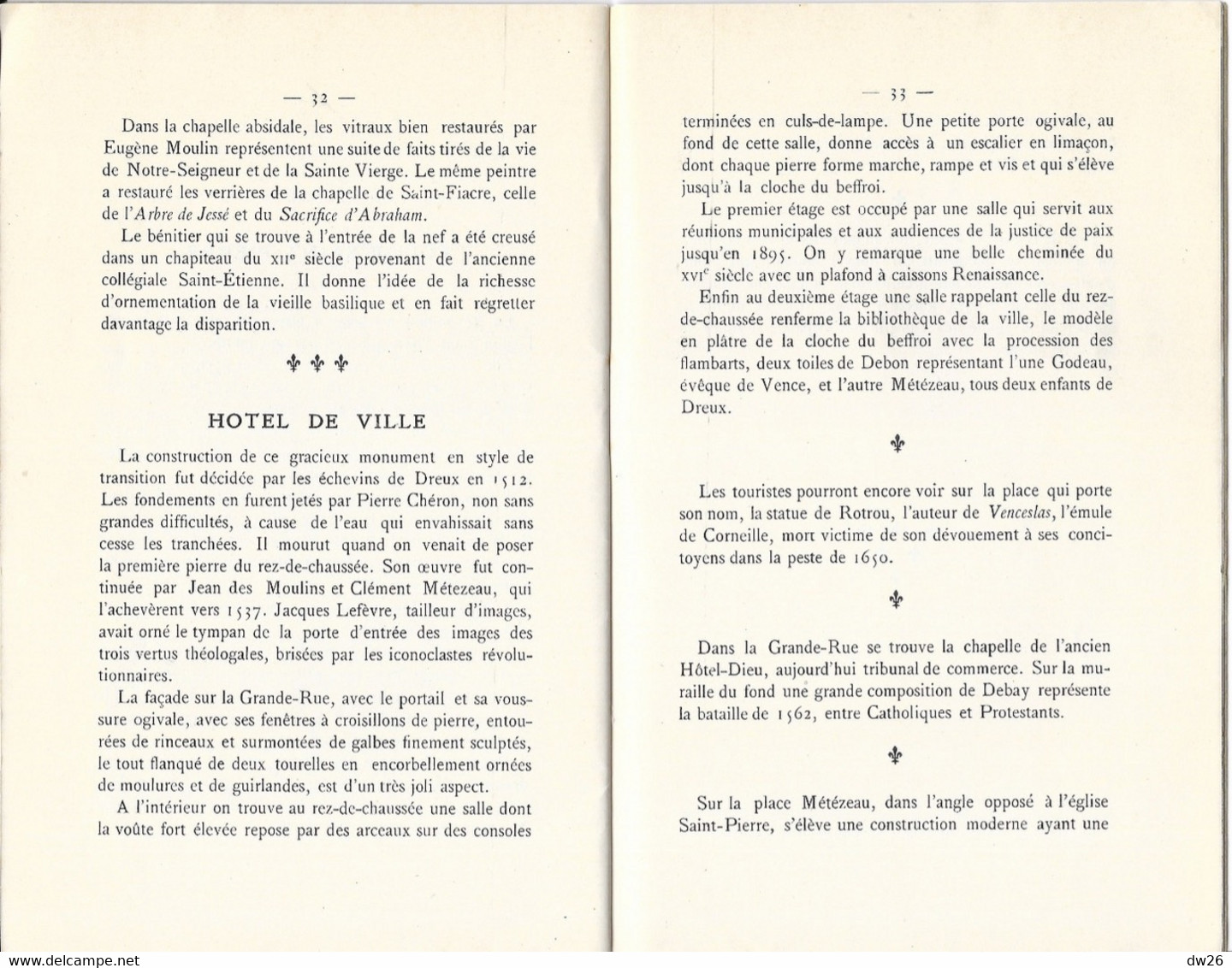 Dreux - Livret: Chapelle Royale Saint-Louis Et Autres Monuments - Origine, Histoire Par Le Chanoine Martin - Histoire