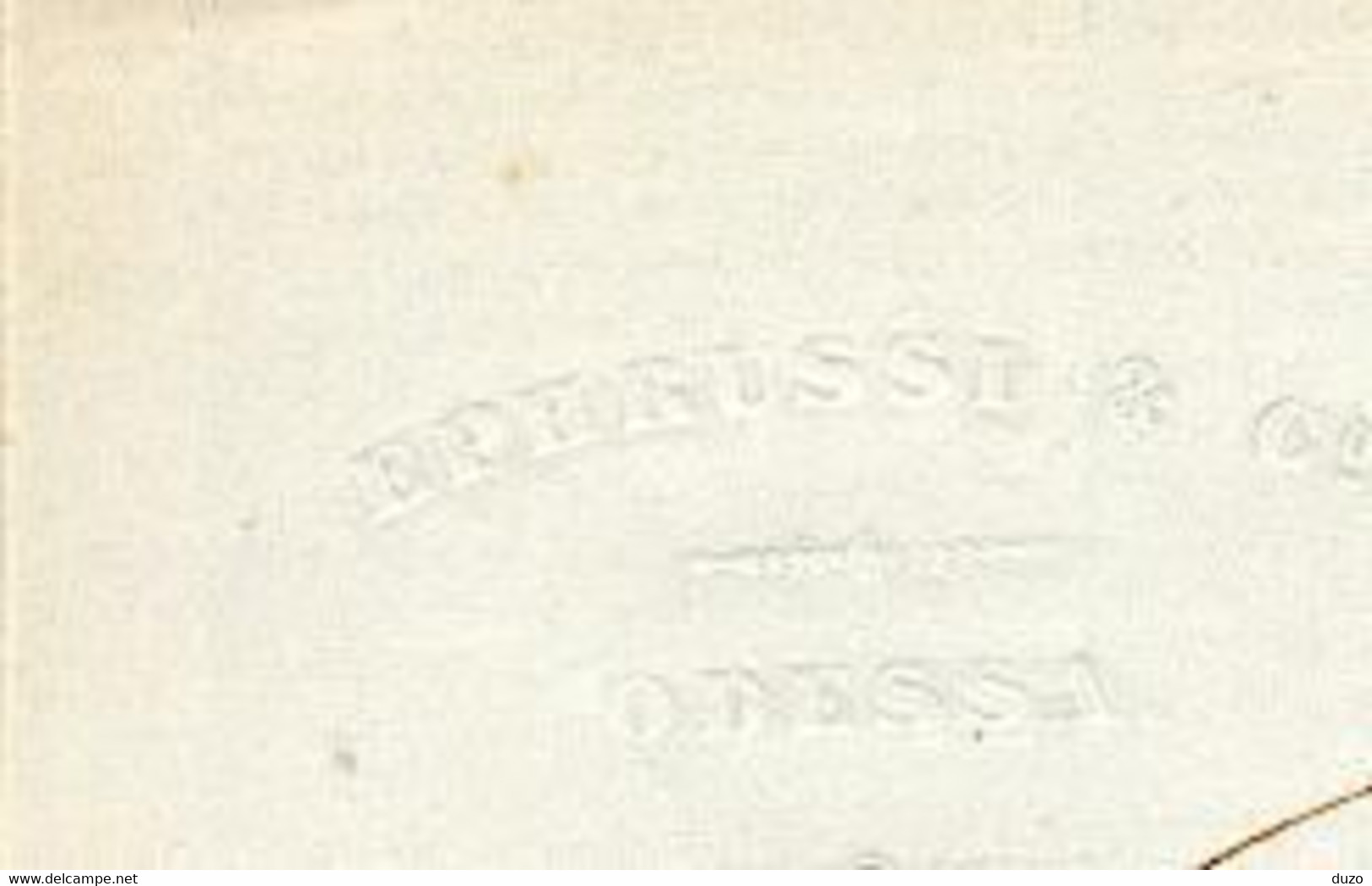 1859 Russie Ukraine  LAC D'Odessa (Ephrussi & Cie Banquiers)- Entr. Prusse 3 Valenciennes>>>>Rothschild Paris- (5 Scans) - ...-1857 Prephilately