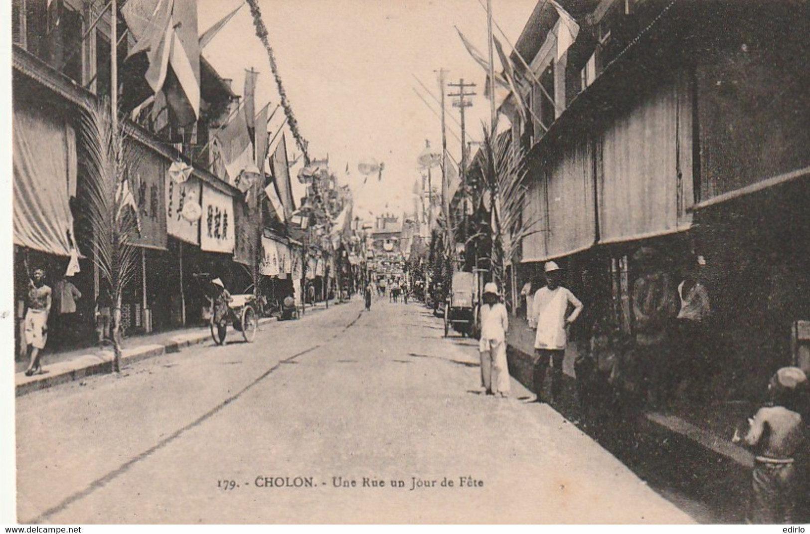 *** VIET NAM ***  CHOLON  Une Rue Un Jour De Fête  Neuve TTB - Vietnam