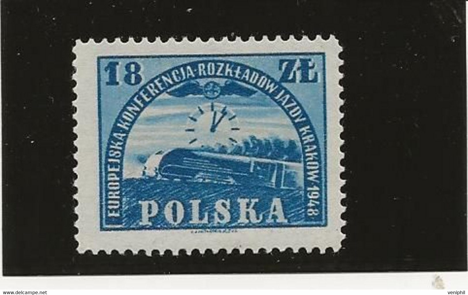 POLOGNE - N° 528 NEUF -TRES INFIME CHARNIERE - ANNEE 1948 - - Ongebruikt