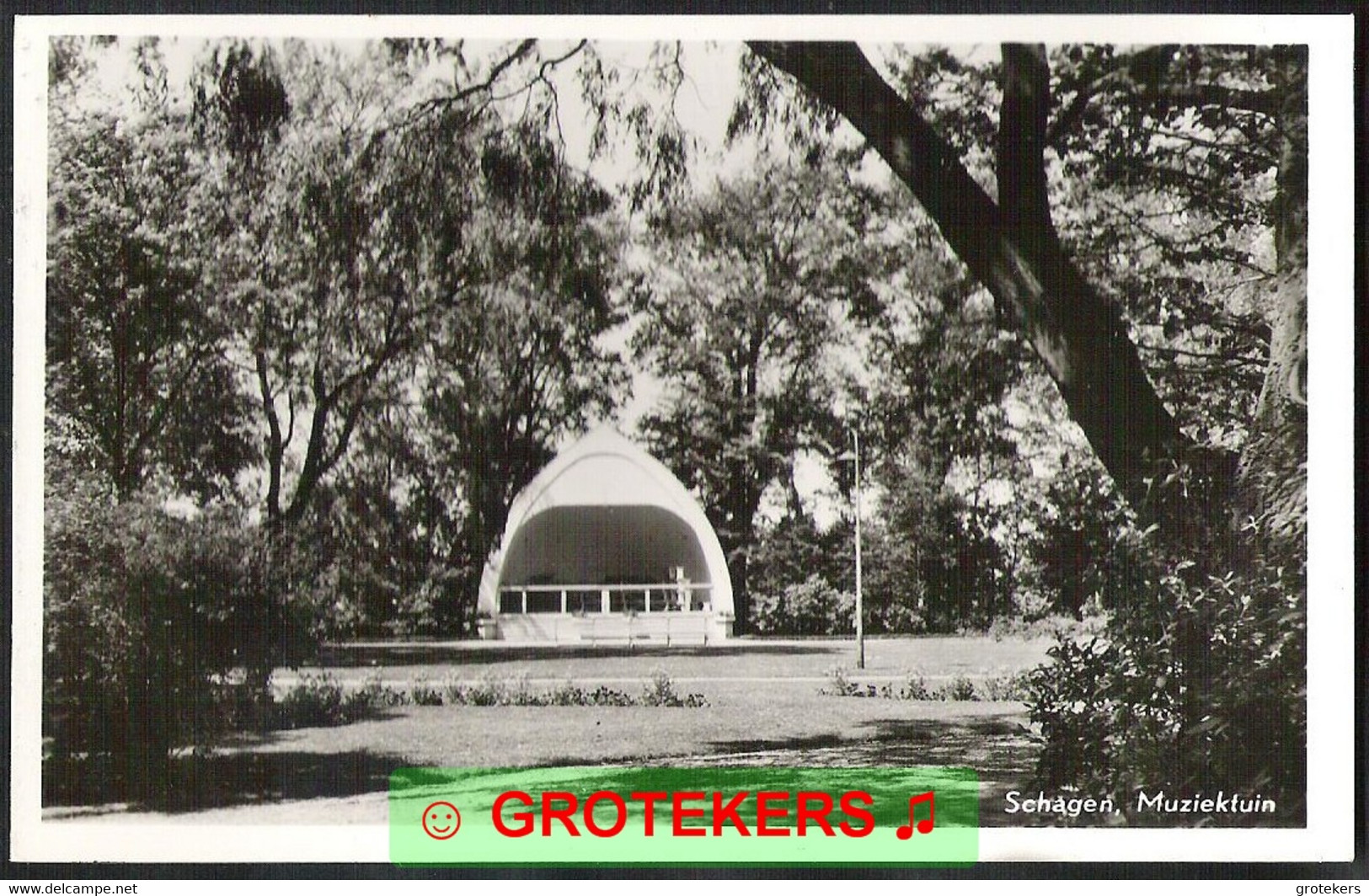 SCHAGEN Muziektuin 1958 - Schagen