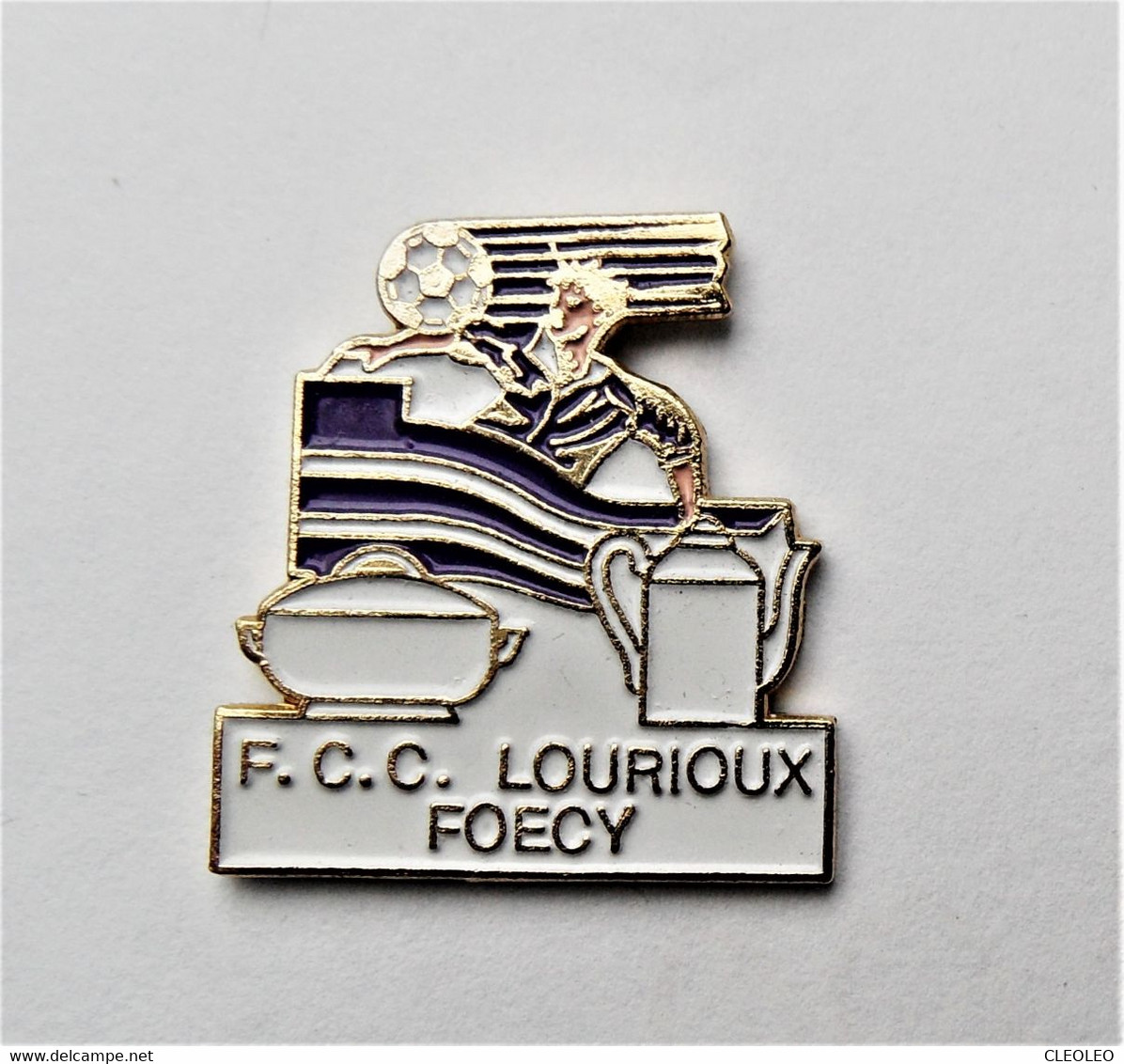 Pin's FCC Lourioux Foecy  - FOOTBALL - Football