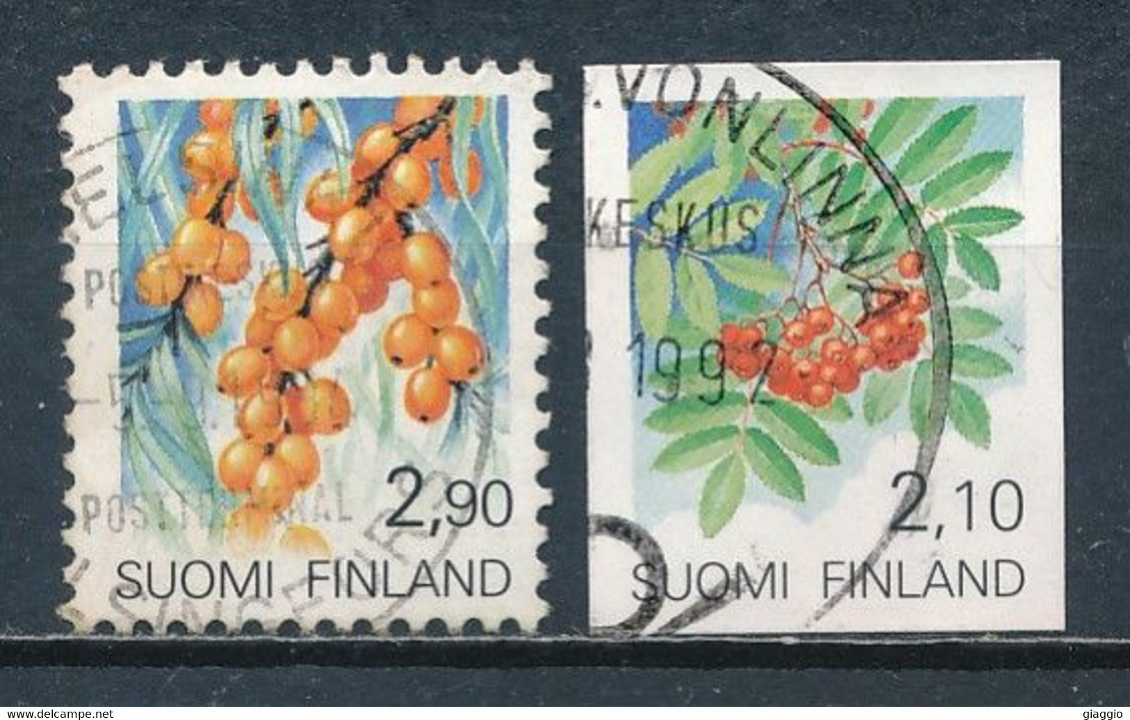 °°° FINLAND - Y&T N°1093/95 - 1991 °°° - Usados