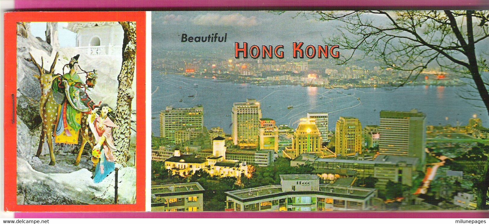 Beautiful Hong Kong 10 Postcards Booklet With Mailable Miniatures Unused - China (Hong Kong)