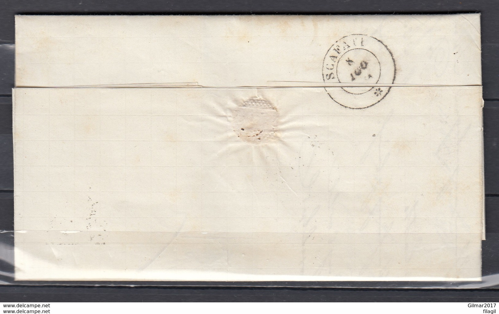 Brief Van Napoli Naar Scafati - Postwaardestukken