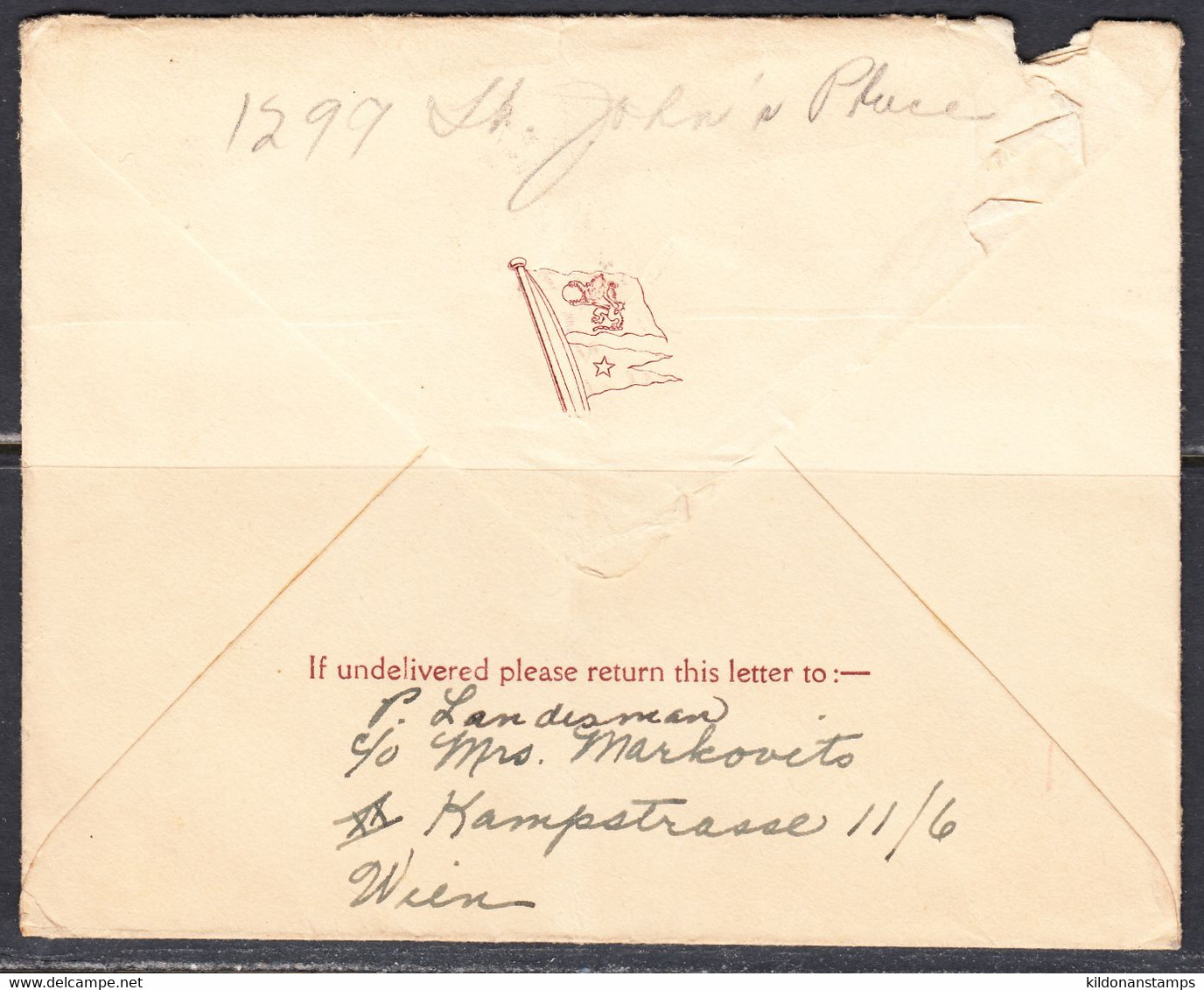 Austria Cover To USA, Postmark 1937 - Lettres & Documents