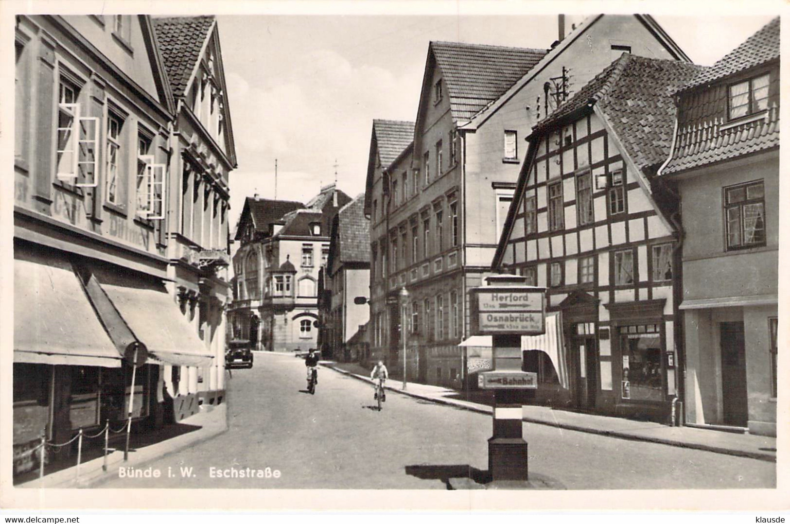 Bünde I. W. Eschstrasse Feldpost 1942 - Buende
