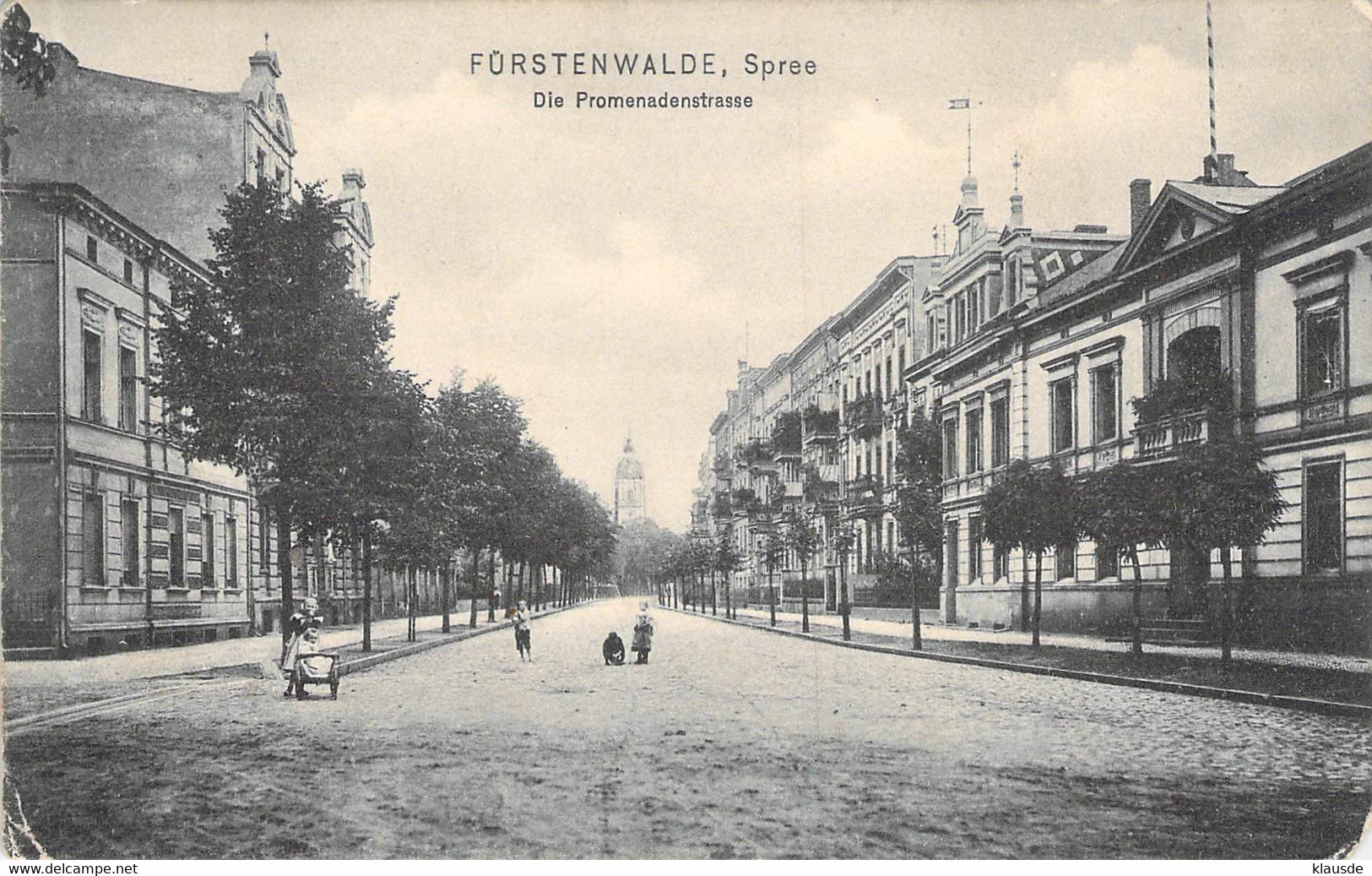 Fürstenwalde Spree - Promenadenstrasse 1908 - Fuerstenwalde