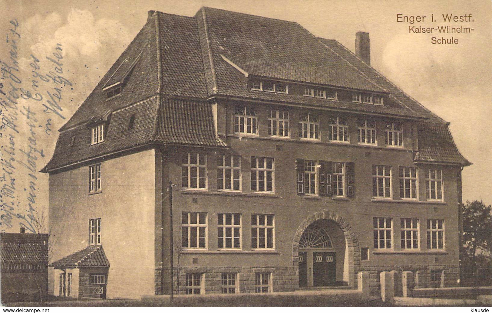 Enger I. W. Kaiser Wilhelm-Schule Feldpost 1915 - Enger
