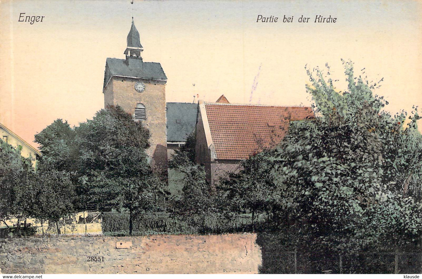 Enger I. W. Partie Bei Der Kirche - Enger