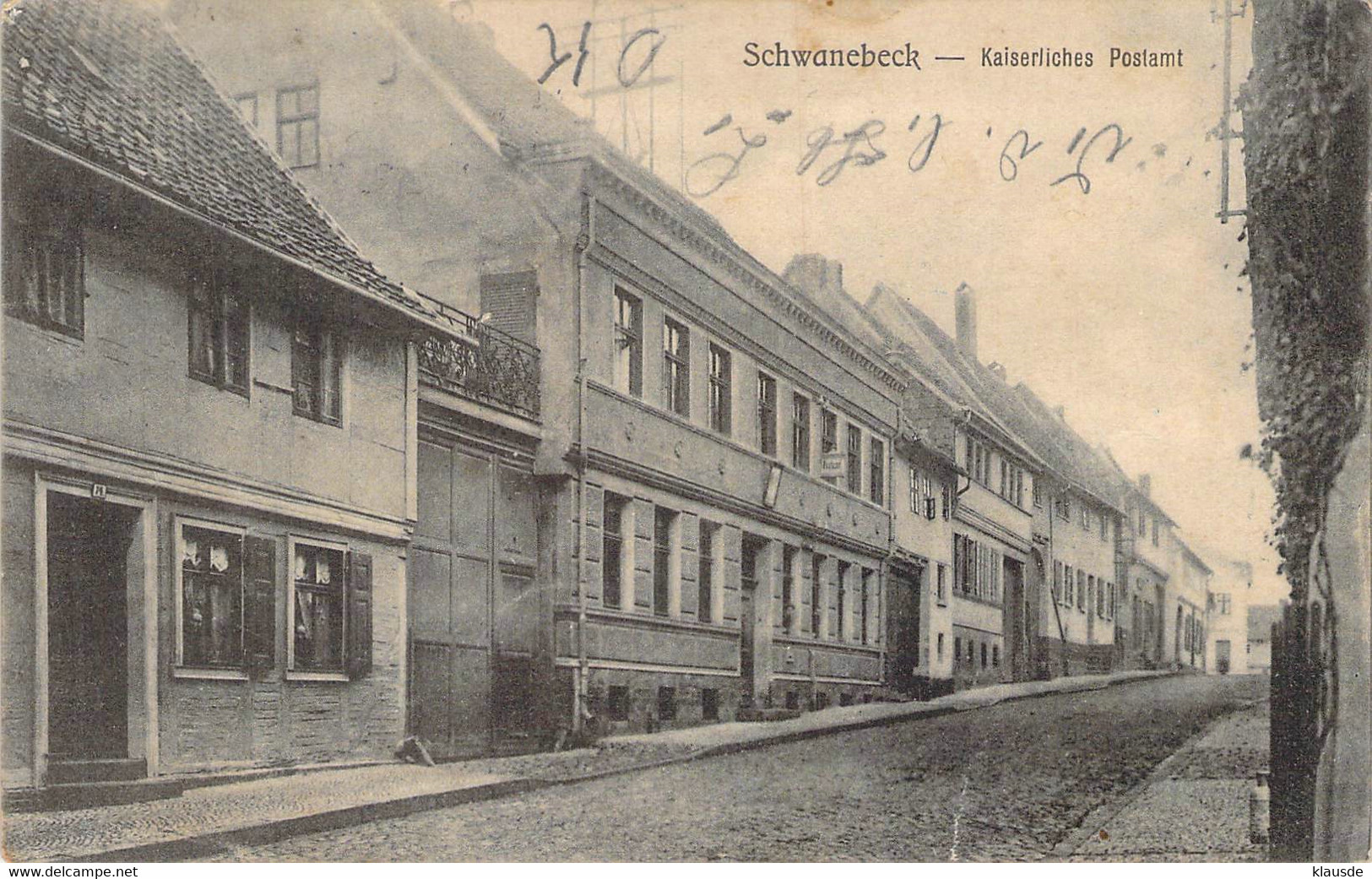 Schwanebeck - Kaiserliches Postamt - Bernau