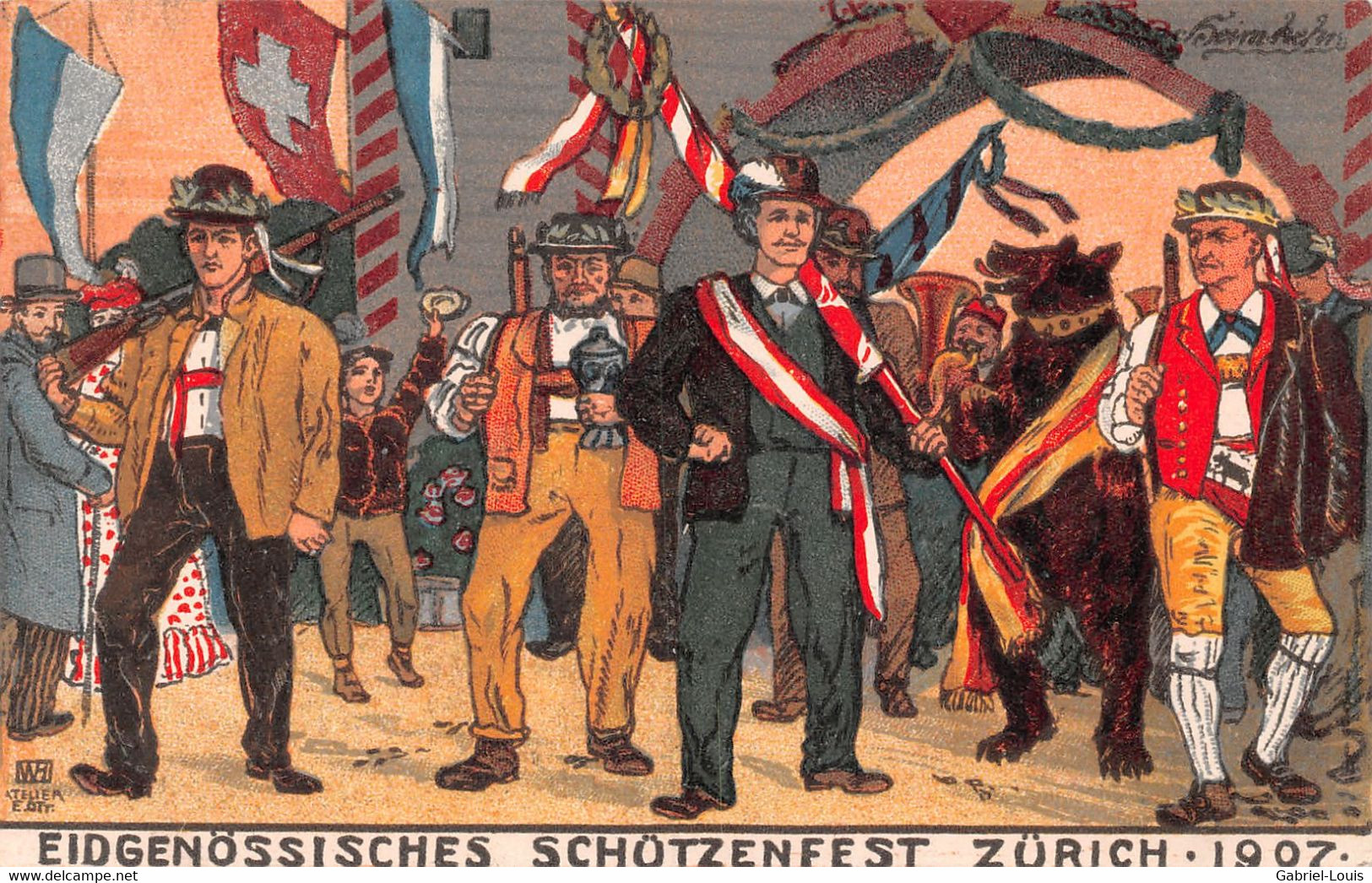 Eidgenössisches Schützenfest Zürich 1907 - Zürich