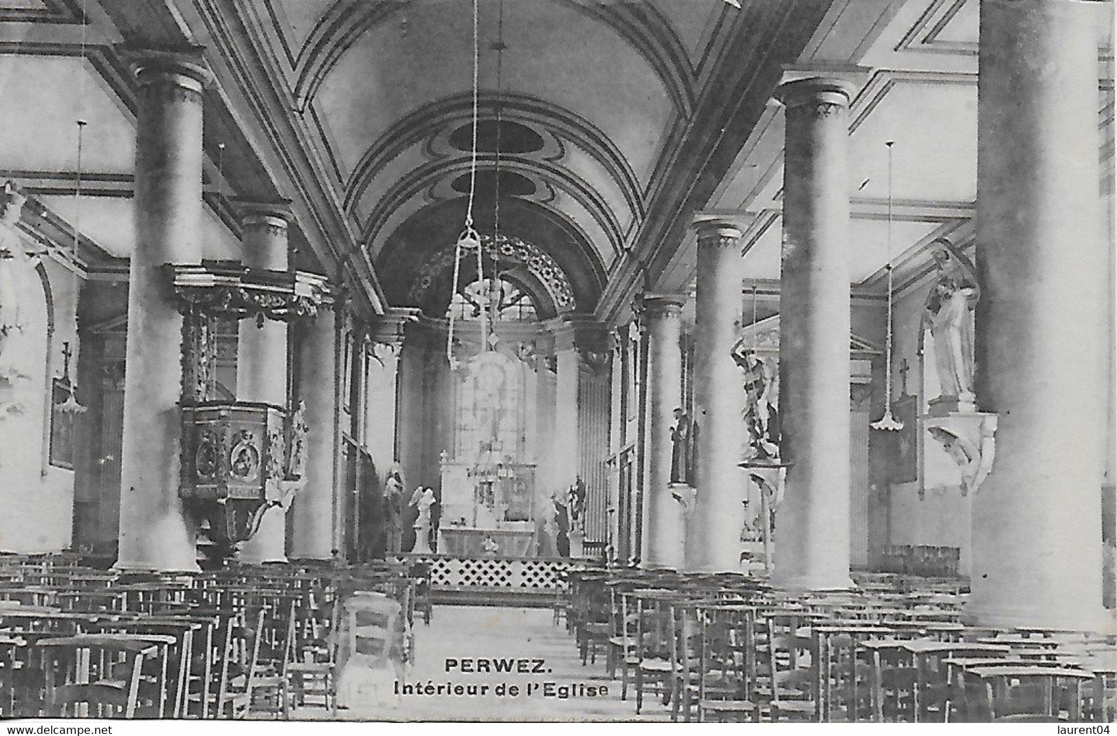 PERWEZ. INTERIEUR DE L'EGLISE - Perwez