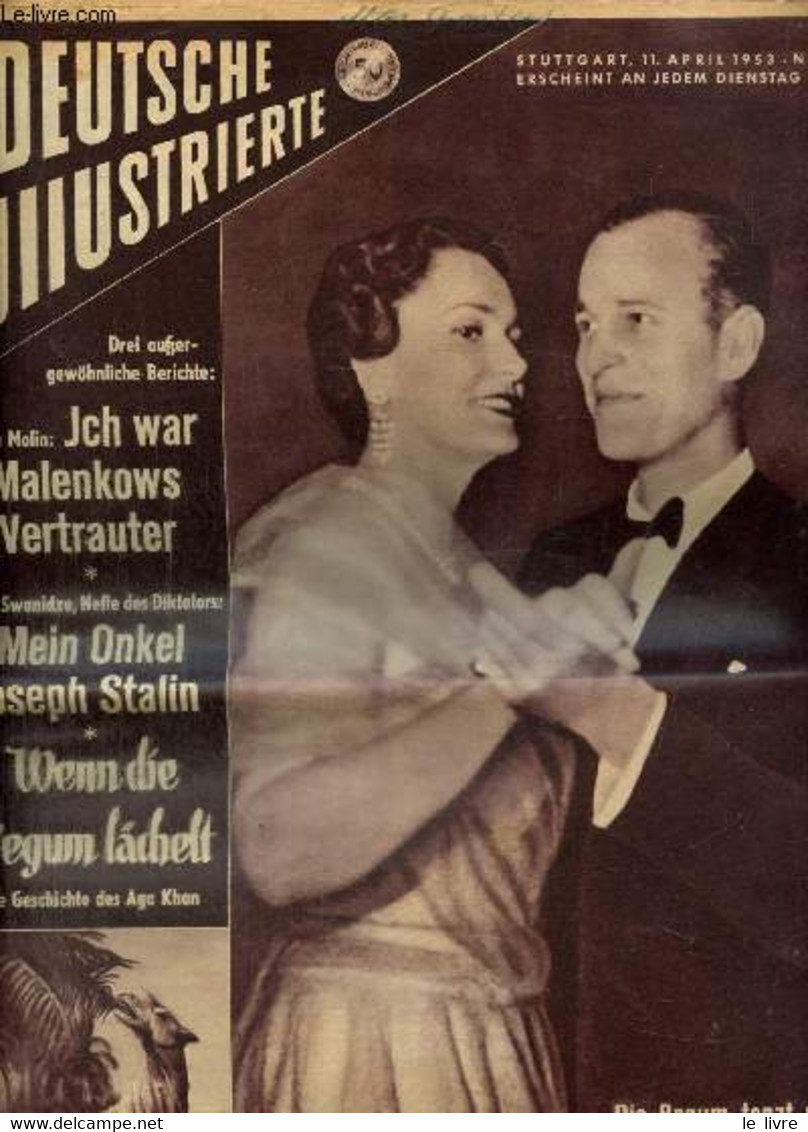 Deutsche Illustrierte, N°15 (11 Avril 1953) : Ich Sprach Mit Kikuyu-Häuptling Katschona / Wenn Die Begum Lächelt / Premi - Woordenboeken, Thesaurus