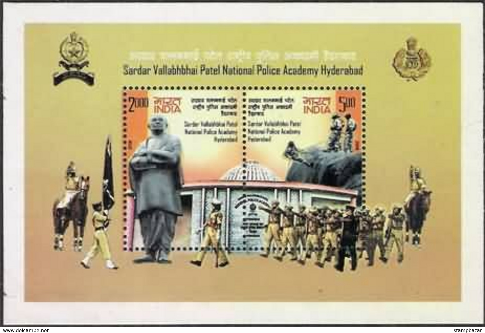 India 2008 Complete Full set of 16 Minisheets Sports Military Cinema Fragrant